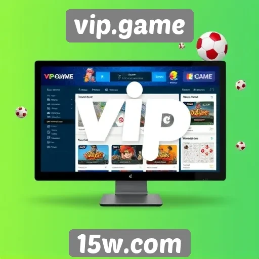 Análise da interface do site vip.game